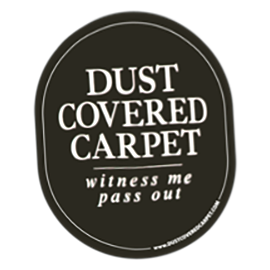 sticker by Dust covered carpet