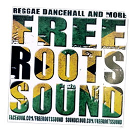 Free Roots Sound street sticker.