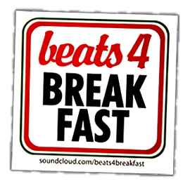 Beats4Breakfast street sticker