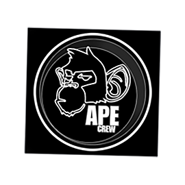 Ape crew street sticker