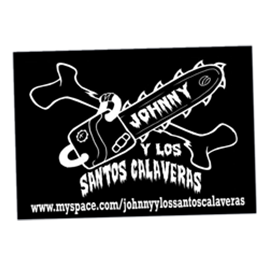 Johnny Y Los Santos Calaveras street sticker