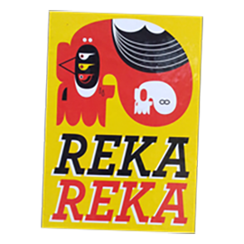 Reka One street sticker.