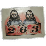 263 street sticker spotted in Prešov in 2025