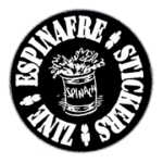 Espinafre stickers zine street sticker