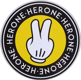 Herone street sticker
