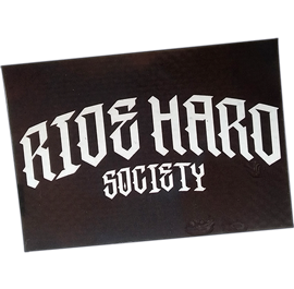Ride Hard society street sticker