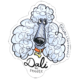 Street sticker by Dali the Poodle