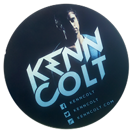 Street sticker by dj and producer from Belgium Kenn Colt