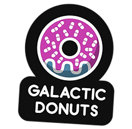 Street stickers by Galactic Donuts