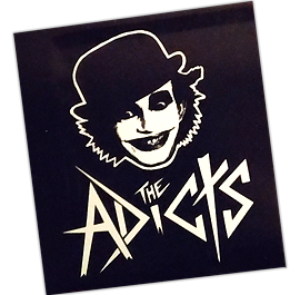 Street sticker by THE ADICTS