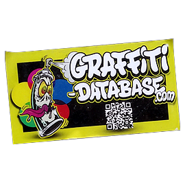 Street sticker by graffiti database