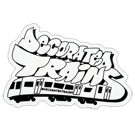 Street sticker by Decorated Trains
