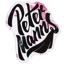 Street sticker by Peter Manns