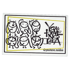 Street sticker by YOU HAVE NO IDEA