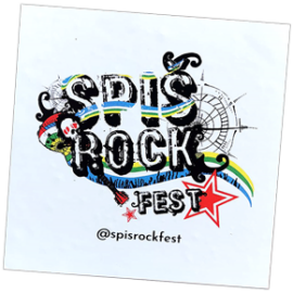 Street sticker by Spiš Rock Fest