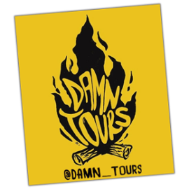 Street sticker by Damn Tours