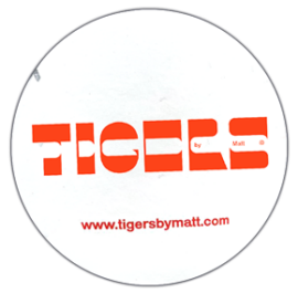 Street sticker by Tigers by Matt