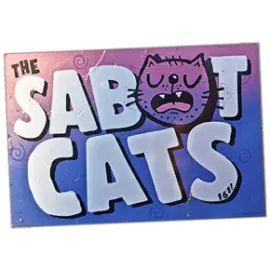 Street sticker by THE SABOT CATS