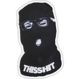 Street sticker by THISSHIT Studio