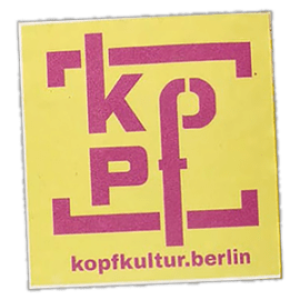 Street sticker by Kopfkultur Berlin