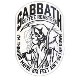 Street sticker by Sabbath coffee roasters