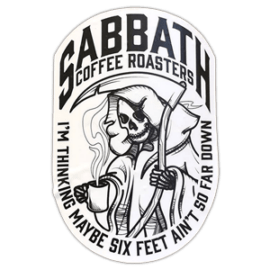 Street sticker by Sabbath coffee roasters