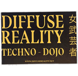 Street sticker by Diffuse Reality Records