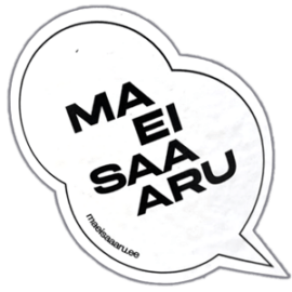 Street sticker by Ma ei saa aru