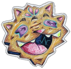 Wanted street sticker
