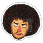 Wanted street sticker