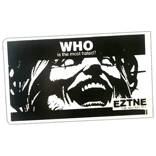 Peeking sticker
