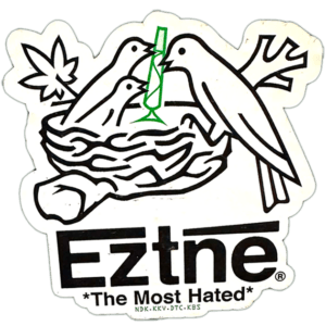 Eztne sticker spotted in Budapest in 2026
