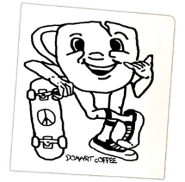 Street sticker by Domart Coffee