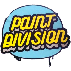 Paint Division wanted sticker spotted in Budapest in 2025