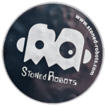 Stoned Robot sticker