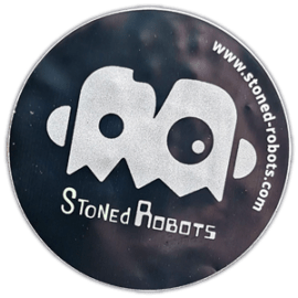 Stoned Robot sticker