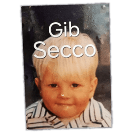Gib Secco sticker