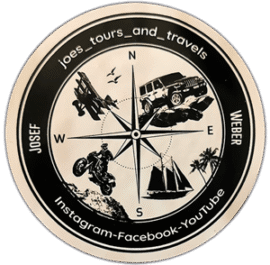 Joes Tours and Travels street sticker