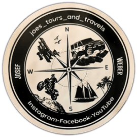 Joes Tours and Travels street sticker