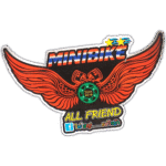 Minibike All Friend street sticker