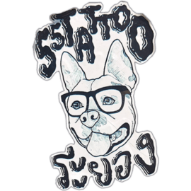 55Tattoo authentic street sticker.