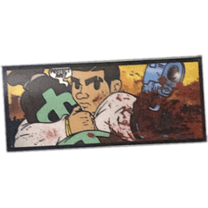 Wanted sticker