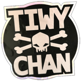 Authentic Tiwy Chan street sticker