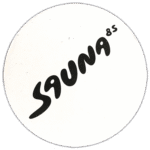 Sauna85 street sticker