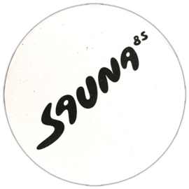 Sauna85 street sticker