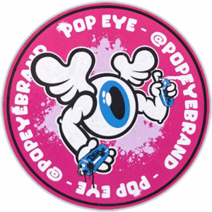 Pop Eye Brand wanted street sticker