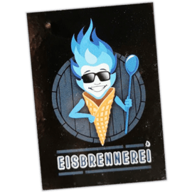 Street sticker Eisbrennerei