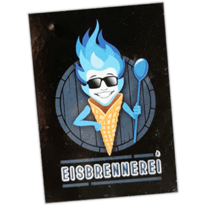 Street sticker Eisbrennerei