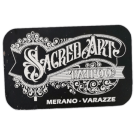Street sticker by Sacred Art Tattoo