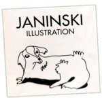Street sticker by Janinski illustration